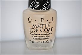 Matte commands a second lookmatte is edgy, yet elegantly understated. Opi Matte Top Coat Ommorphia Beauty Bar