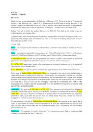 Section 11 is who are competent to contract. it states: 348215 Tutorial 7 Week 8 Studocu