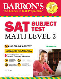 Barrons Sat Subject Test Math Level 2 With Online Tests