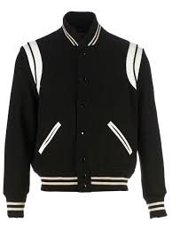 Bomber Jacket With Striped Collar Therugbycatalog Com