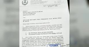 Letter of halal certification for export. Restoran Popular Di Teluk Intan Gagal Peroleh Sijil Halal