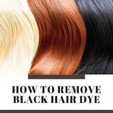 You can also mix your shampoo with your hair dye. How To Remove Black Hair Dye Bellatory