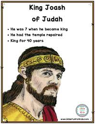 When they are finished coloring have them glue the crown to joash's head. 8 Kings 7 Athaliah 8 Joash Bible Fun For Kids
