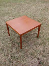 Mid Century Modern Teak Side Table Large Danish Modern Teak Side Table Or Small Coffee Table Vejle Stole Made In Denmark Teak End Table In 2020 Small Coffee Table Table Danish Modern