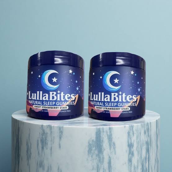 LullaBites Natural Sleep Gummies 2 Pack Strawberry Flavor Support | eBay