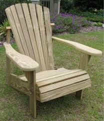Weathercraft Pressure Treated Natural Unfinished Adirondack Chair Pine 101 500 Goedekers Com Wood Adirondack Chairs Adirondack Chair Patio Chairs