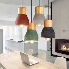 Leuchten sie ihre küche aus, indem sie sich für eine lampe aus unseren reihen entscheiden. Phantasie Design Nordlichen Europaischen Stil Moderne Led E27 Schnur Anhanger Lampe Kuche Kaffee Shop Hangen Holz Zement Lampe Anhanger Licht Designer Pendant Light Pendant Lightspendant Lights Design Aliexpress