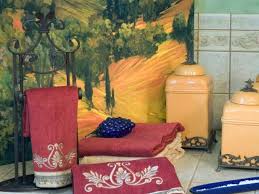 Lively, natural earth tones are common, with deep oranges, browns, reds and yellows appearing consistently in tuscan bathrooms. Turn Your Bathroom Into A Tuscan Escape Diy