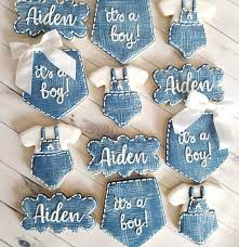 272 Likes 34 Comments Db Sweets And Treats Dbsweetsandtreats On Instagram A Denim Baby Showe Denim Baby Shower Baby Boy Shower Baby Shower Desserts Boy