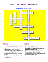 Solve boatload puzzles' free online crossword puzzles. Ejercicio De Learning The Game Crossword Puzzles