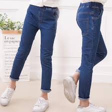 Girls Casual Denim Trousers Clothes Girls Bottoms
