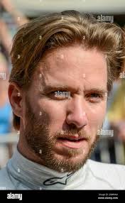 Nick Heidfeld at the Goodwood Festival of Speed event, 2013. Former Formula  1 racing driver Stock Photo