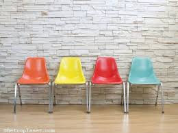 1960s Fiberglass Stackable Chairs Stackable Chairs Retro Style Chairs Chair