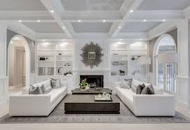 Stunning All White Restoration Hardware Style Living Room Decor With Maddox Sofas Living Room Grey Modern Style Living Room White Living Room Decor