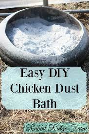 Diy Chicken Dust Bath