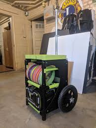 First, it's a golf cart powerful enough to carry two adults and equipment up steep slopes. D I Y Disc Golf Carts Facebook