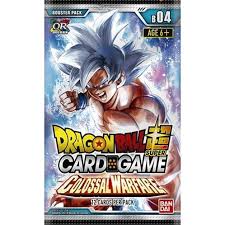 Maybe you would like to learn more about one of these? Dragon Ball Super Card Game Booster Pack Colossal Warfare
