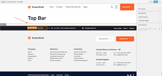 Without navigation, a site loses all sense of structure and organisation. Nex Factory Industrial Wordpress Theme How To Edit Disable The Top Bar Section Vamtam Help Desk