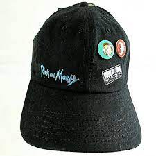 Rick And Morty Baseball Cap Pins Black In 2021 Baseball Cap Black Snapback Hats Baseball Cap Hairstyles