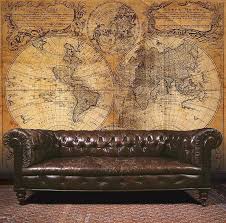 Essener Tapete G45253 Steampunk Wandbild Weltkarte Vintage Braun Beigevlies Steampunk Mobel Tapeten Karten Tapete