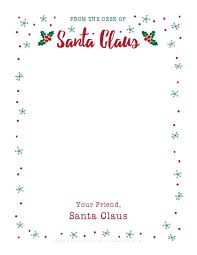 Photo enthusiasts have uploaded desk clipart letterhead for free download here! The Cutest Free Printable Santa Letterhead Christmas Stationery Tulamama