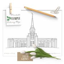 Lds temple coloring pages 214 best lds children s coloring pages images on pinterest. Fort Lauderdale Temple Printable Coloring Page My Faith Grows