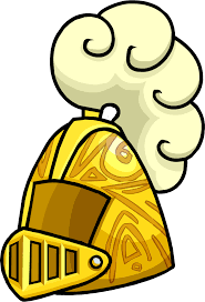 As of now, the team plans on wearing their alternate with their grey helmets and white gloves. Golden Knight S Helmet Club Penguin Wiki Fandom