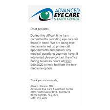 Specializing in refractive cataract surgery,corneal disorders, retinal . Advanced Eye Care Advanced Eye Care Aesthetic Center