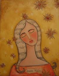 Listening To Some Beautiful Music Or A Frequency Meditation Can Really Set You Up For The Day Love The Urban Goddess Empower Trans Print Angel Paper Art