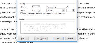 A double spaced essay is an essay written with double line spacing. How To Control Line And Paragraph Spacing In Microsoft Word