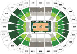 Milwaukee Bucks Stadium Seating Chart Milwaukee Bucks