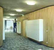 Panneau acoustique incurvé en bois massif lamellé-collé | Ligno Acoustique  Curved