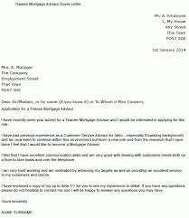 Trainee Mortgage Advisor Cover Letter Example Icover Uk With Mortgage Letter Templates Di 2020