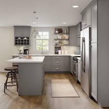 The amount of pink color looks pretty and tidy. Kitchen Layouts Pros And Cons L Shaped Kitchen Kitchen Renovation Showroom Qn Designs