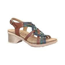 Womens Dromedaris Sasha Strappy Sandal Size 37 M Cognacocean