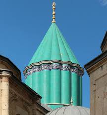 The Cupola Over The Tomb Of Rumi At The Mevlana Museum A Former Dervish Lodge In Konya Turkey Finished In 1274 And Attributed To Iranian Architect And Schol