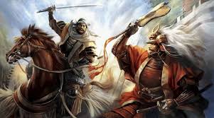 Pix For Uesugi Kenshin Vs Takeda Shingen Samurai Warrior Takeda Shingen Japanese Warrior