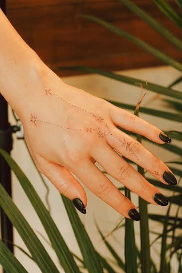 absolutely loved creating this beautiful taurus constellation hand tattoo! this was such a special tattoo for me to work on because it held sentimental value for the client too! for this piece,