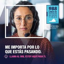 En Virginia, el 988 no sólo es un número. Es la línea directa que te  conecta con alguien preparado para darte apoyo emocional. Es gratis,  confidencial y está disponible 24/7