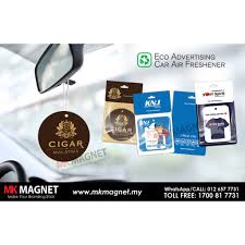 Our customers see a huge spike in repeat customers when they give away custom auto air fresheners. 100pcs Advertising Car Air Freshener Pewangi Kereta Custom Car Air Freshener Shopee Malaysia