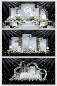 Modern Nordic Style Custom Wedding Renderings Latar Belakang Pernikahan Tema Pernikahan Tempat Pernikahan