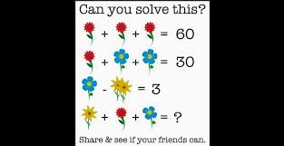 Here Is The Answer To The Flower Math Problem That Is Driving Everyone Nuts Awesomejelly Com Flower Math Math Riddles Math Problems