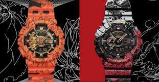 The dragon ball z x g shock is covered with shocking orange and gold color. Casio Unveils Dragon Ball Z And One Piece G Shock Watches