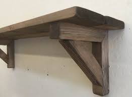 Primitive Wall Shelf Decorative Wooden Shelf With Matching Etsy Diy Wooden Shelves Wood Projects Wood Shelves
