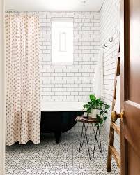 Polished, stained and sealed concrete makes an excellent floor for basement baths. Beautiful House Bathroom Home Decor Fireclay Tile