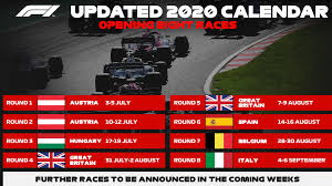 Get all the practical information about the motogp races from box repsol. Provisional F1 Calendar Many Clashing Dates With Motogp Motors Addict