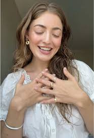 Mejuri Dome Figure Pave Diamond Dipped Ring