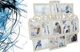 Cornice Multifoto Family Da Parete Scrivania In Legno Colore Beige Per 12 Foto Idea Regalo Amazon It Casa E Cucina Cornici Scrivania Legno Parete