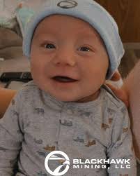 We have a few more adorable Baby Hawks to brag about this month! Welcome to  the world these sweet little ones! 👶Grayson Helmick son of Alexus Dudeck  of Samples Surface Mine. 🍼