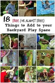18 Free Cool Things To Add To Your Backyard Play Space Backyard Play Spaces Backyard Play Kids Outdoor Play
